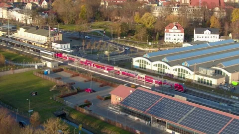 Train out Stock Footage 146891990