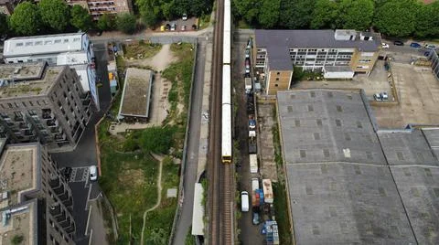 Train pass Foto stock