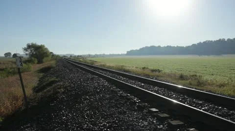 Train passby Stock Footage 12136245