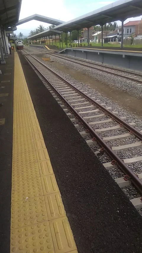 The train passed Stock Footage 224403521