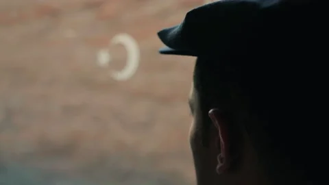 Train passenger returning from or going on a business trip Stock Footage 205075834