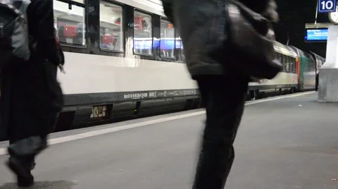 Train, passengers/ DSC 0034 Video stock 45559782