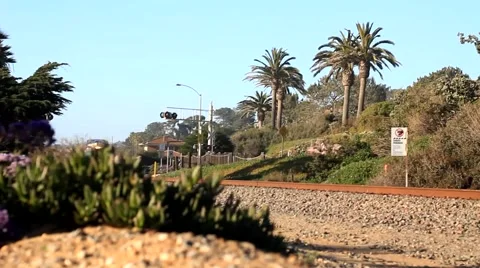 Train Passes By Stock Footage 5848529