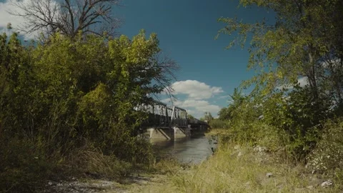 Train Passing 01 Stock Footage 252384201