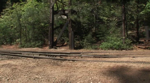 Train passing Stock Footage 476280