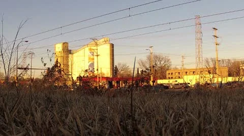 Train Passing By Video stock 10743186