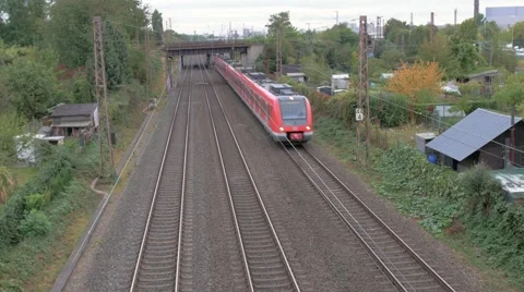 Train Passing Stock Footage 68890941