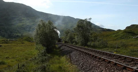 Train passing Stock Footage 101136854