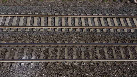 Train passing Stock Footage 125100764