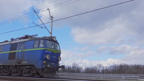 Train passing by Stock Footage 152099826
