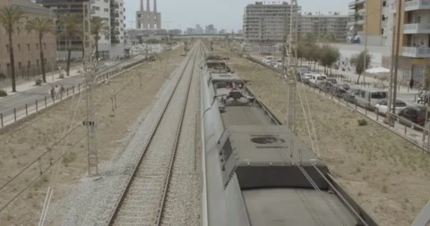 Train Passing by Stock Footage 171175743