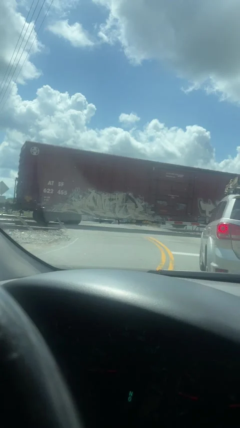 Train Passing Video stock 237968963