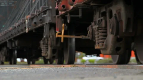 Train Passing By Sequence Stock Footage 32141725