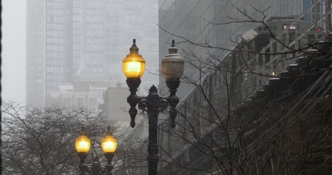 Train Passing Snow 스톡 동영상 86042406