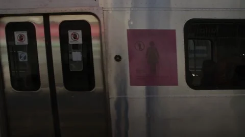 Train passing through the suburb of Rio de Janeiro Stock Footage 248710950