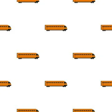 Train pattern flat Stock Illustration