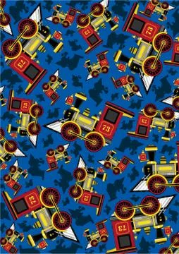 Train Pattern Stock-Illustration