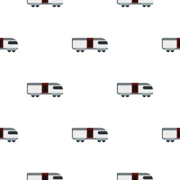 Train pattern seamless Stock Illustration