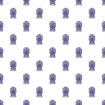 Train pattern seamless Stock Illustration