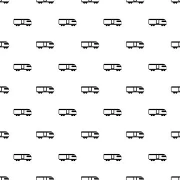Train pattern, simple style Stock Illustration