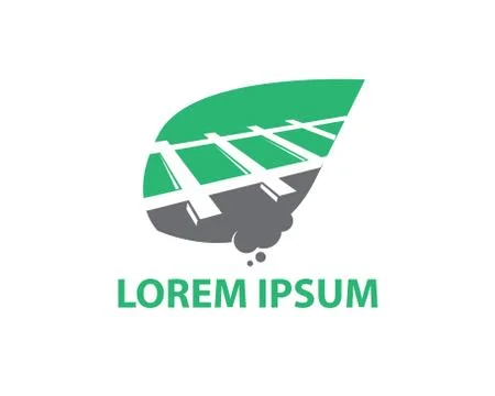 Train pollution illustration Illustrazione stock