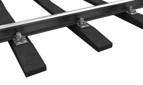 Train rail Stock Illustration