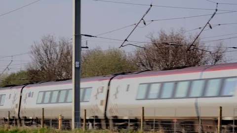 Train rail on west coast line England 4k UK 库存影片 106545827