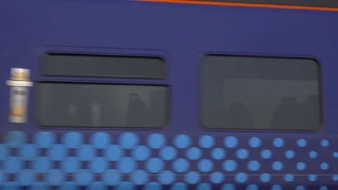 Train rail on west coast line England 4k UK Stock Footage 106546100