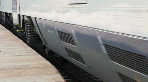 Train on the rails Stock Footage 36815763