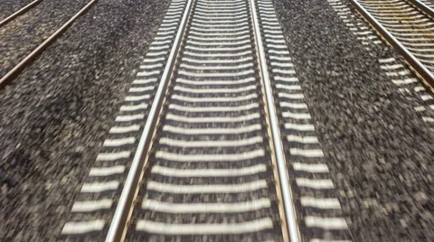 Train on the rails Stock Footage 51750492
