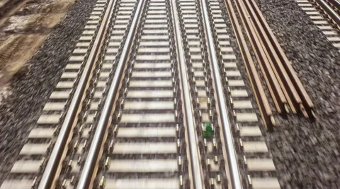 Train on the rails Stock-Footage 51751243
