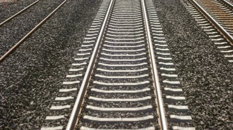 Train on the rails Stock Footage 51751459