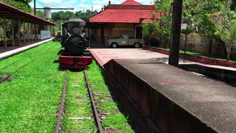 Train on the railway Stock Footage 321472017