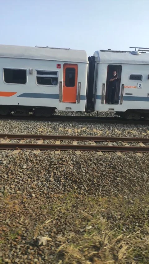 Train Railway Indonesia Stock Footage 219667012