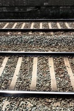 Train railways Stock Photos