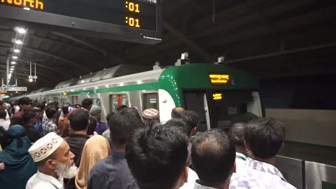 Train raning Stock Footage 252864108