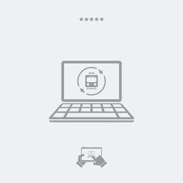 Train renovated services icon Stock Illustration