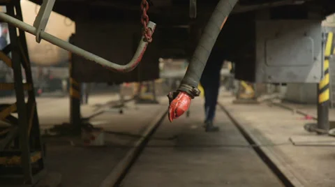 Train Repair Stock Footage 33326586