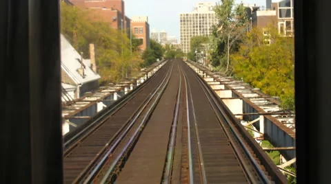 Train ride Stock Footage 1078092