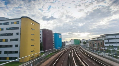 Train ride Stock Footage 53063186