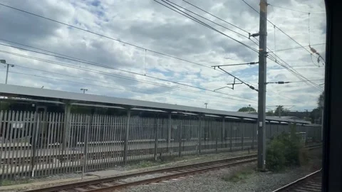 Train ride Stock Footage 186235782