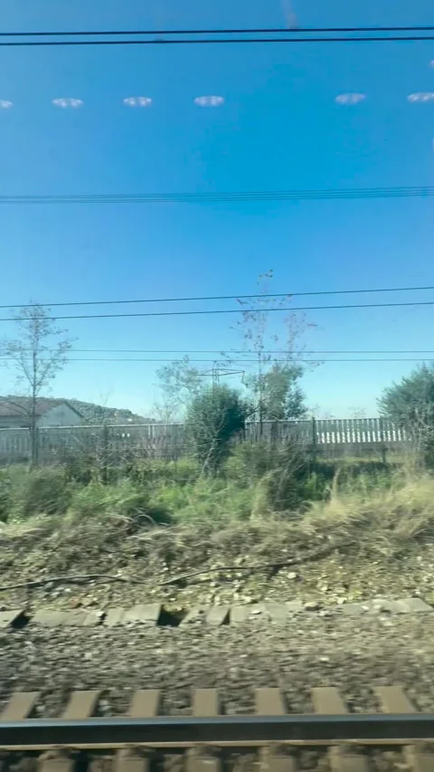 Train ride in Italy Stock Footage 334339068