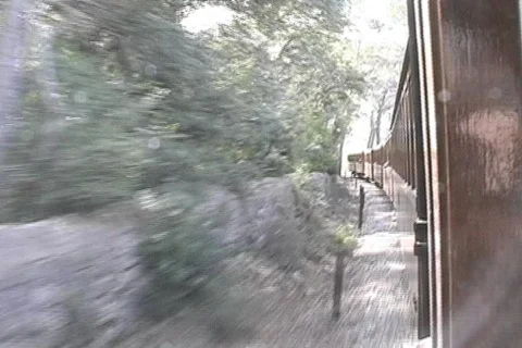 Train ride Mallorca Spain Stock Footage 113124