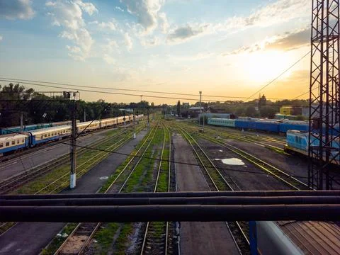 Train ride. Stock Photos