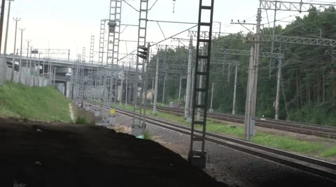 Train Rides on the Railroad Stock Footage 58270459