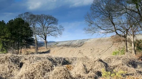 Train on ridge Stock Footage 86477952