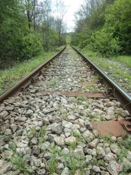 Train route Stock Photos