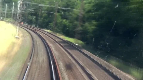 Train running Stock Footage 77263687
