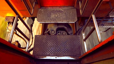 Train running on railway on countryside Stock Footage 137537553