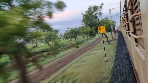 Train running status Stock Footage 162465062